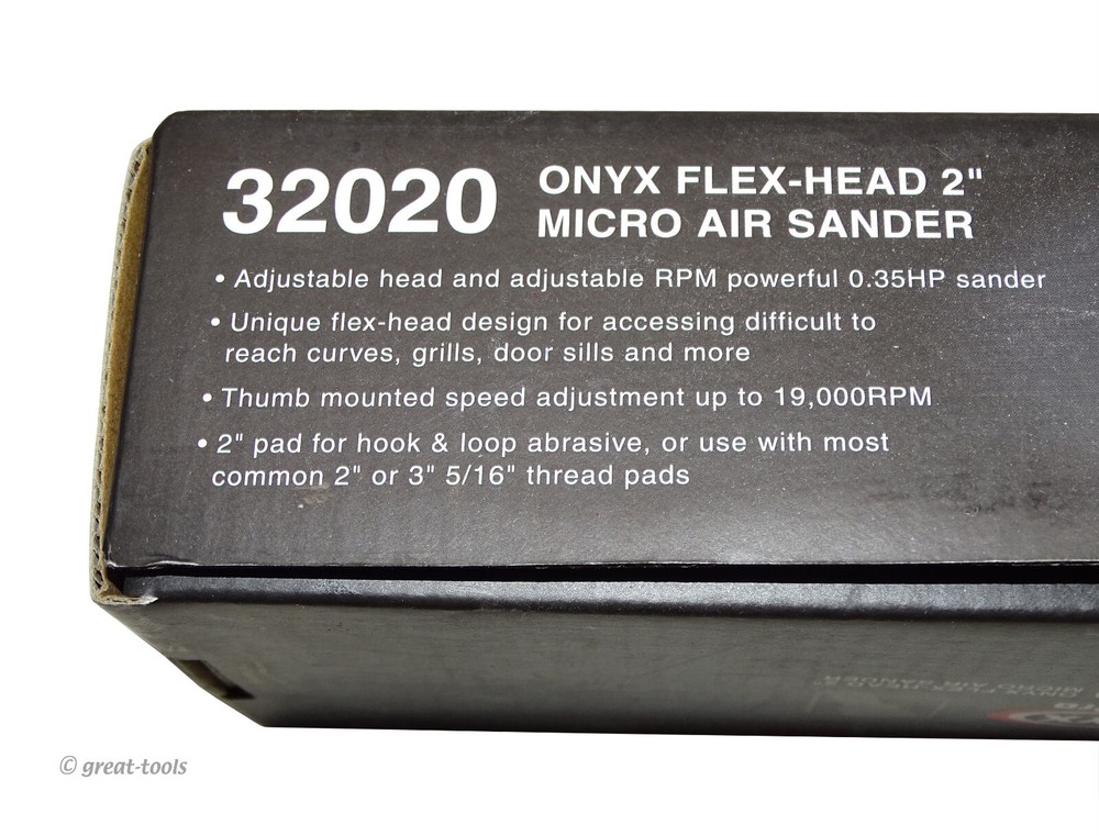 ONXY FLEX-HEAD 2” AIR SANDER – astro pneumatic tools – micro – mini sander