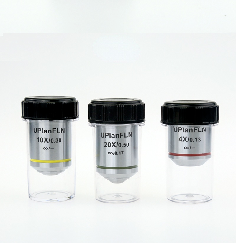 1PC RMS Thread Infinity System Semi-apochromatic Plan Fluorescent Objective Lens