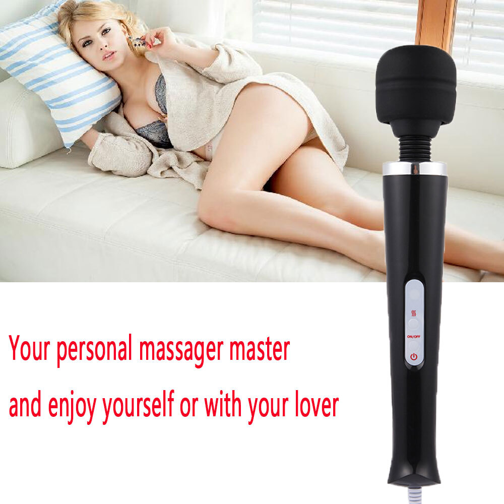 Multi-Speed Large Powerful Handheld Wired Massager Wand Full Body Magic Therapy