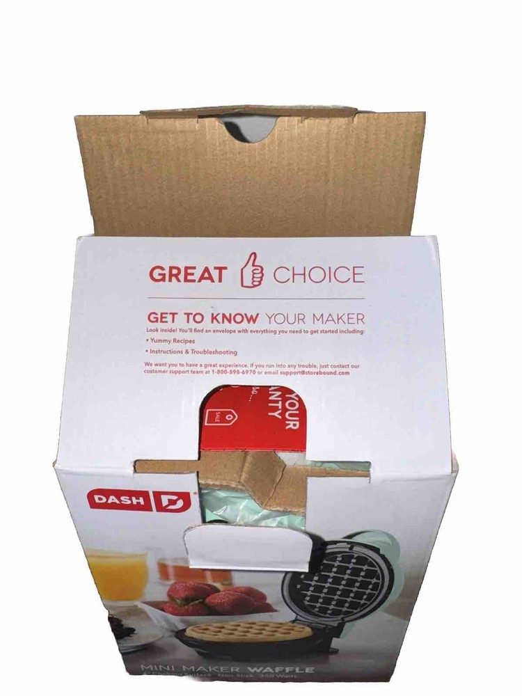 Dash Mini Maker Waffle Brand New