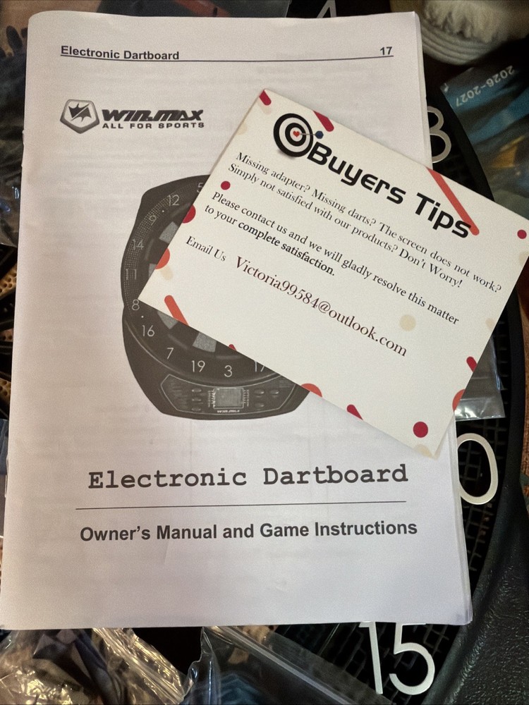 Winmau Win.max Electronic Dartboard MRSP 217.