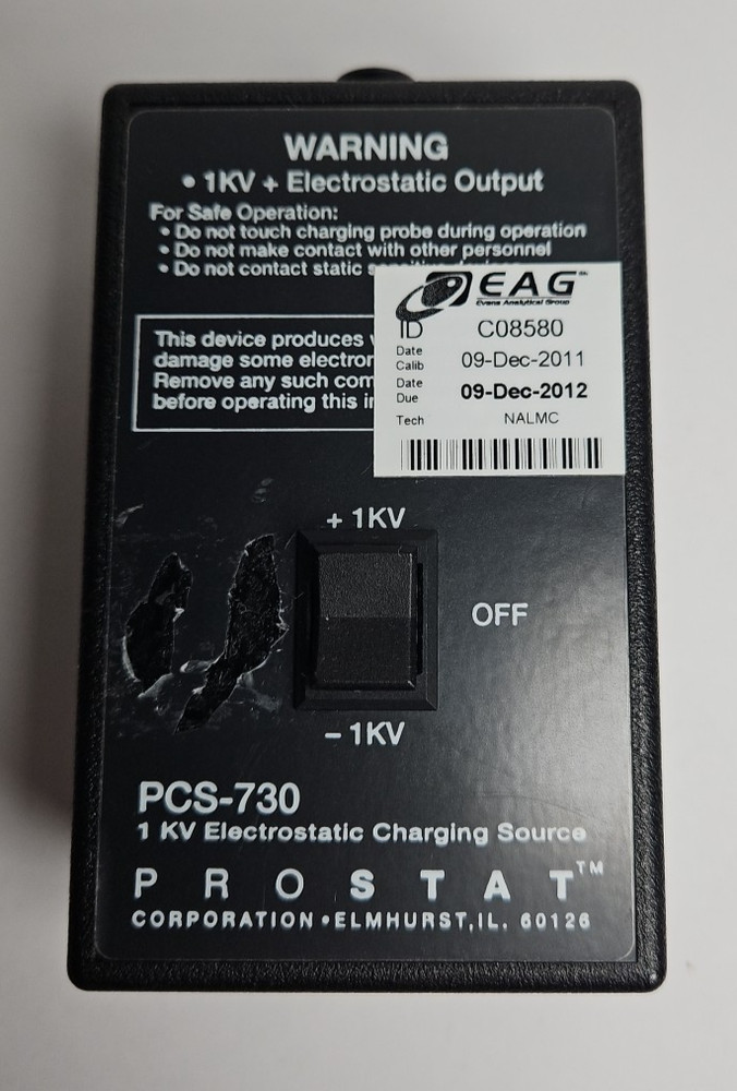PROSTAT PCS-730 1 KV Electrostatic Charging Source Unit Module Battery Operated