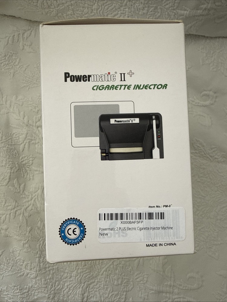 Powermatic 2 PLUS Electric Cigarette Injector Machine PM-II