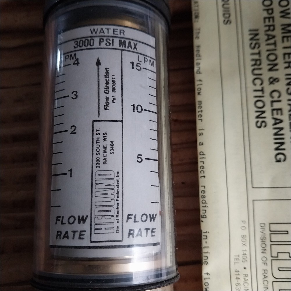 hedland flow meter H605-004