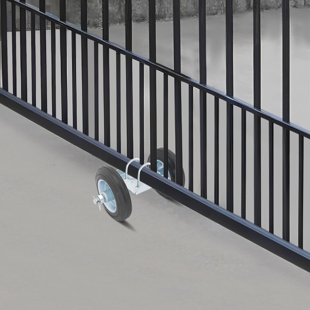 Rolling Gate Hardware Kit, Heavy Duty Sliding Gate Rollers Wheels Kit
