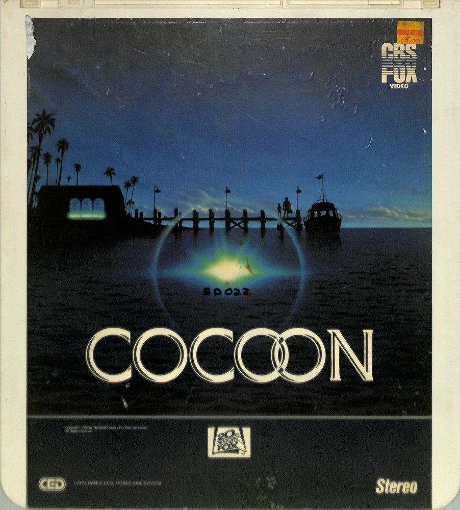Cocoon (1985) Vintage CED Videodisc TESTED WORKING
