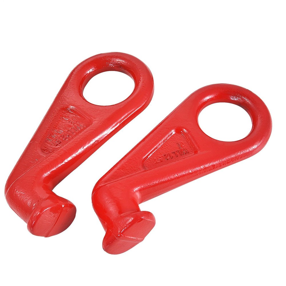 Shipping Container Lifting Hooks, 12.5T Working Load Limit, Left & Right 45°