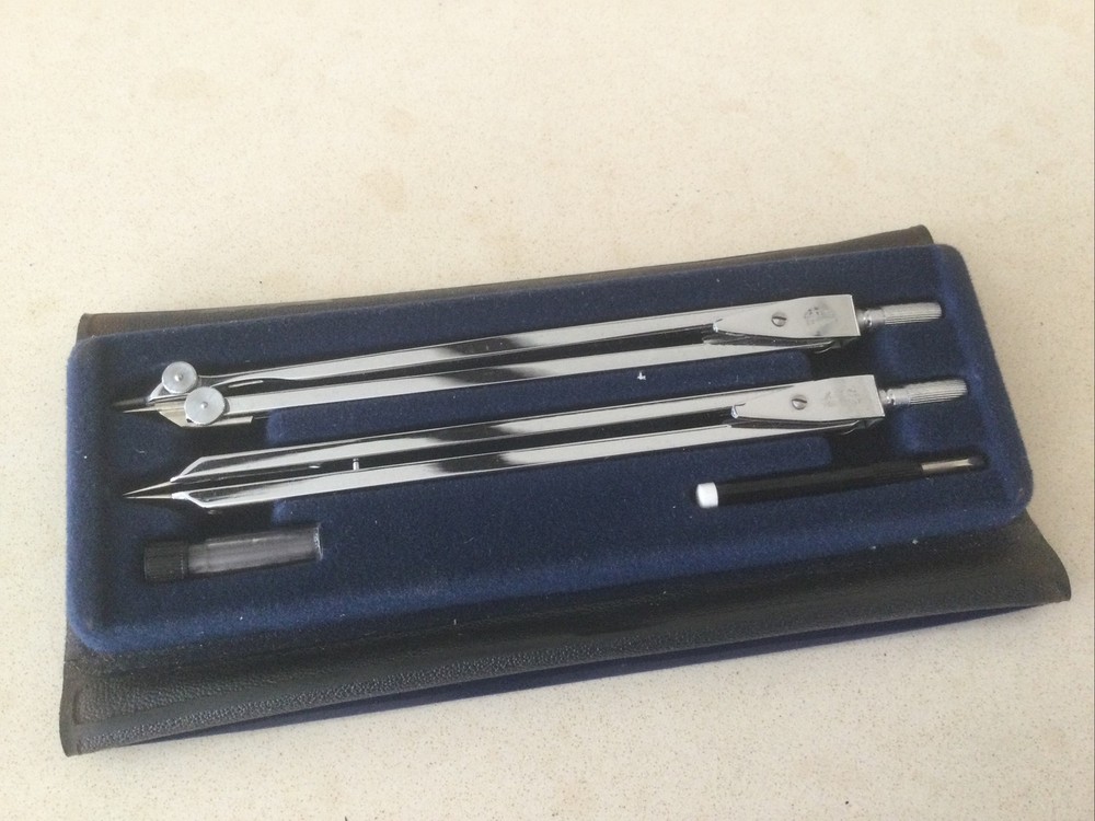 Vintage Navigators Plotting Instrument Set. Germany