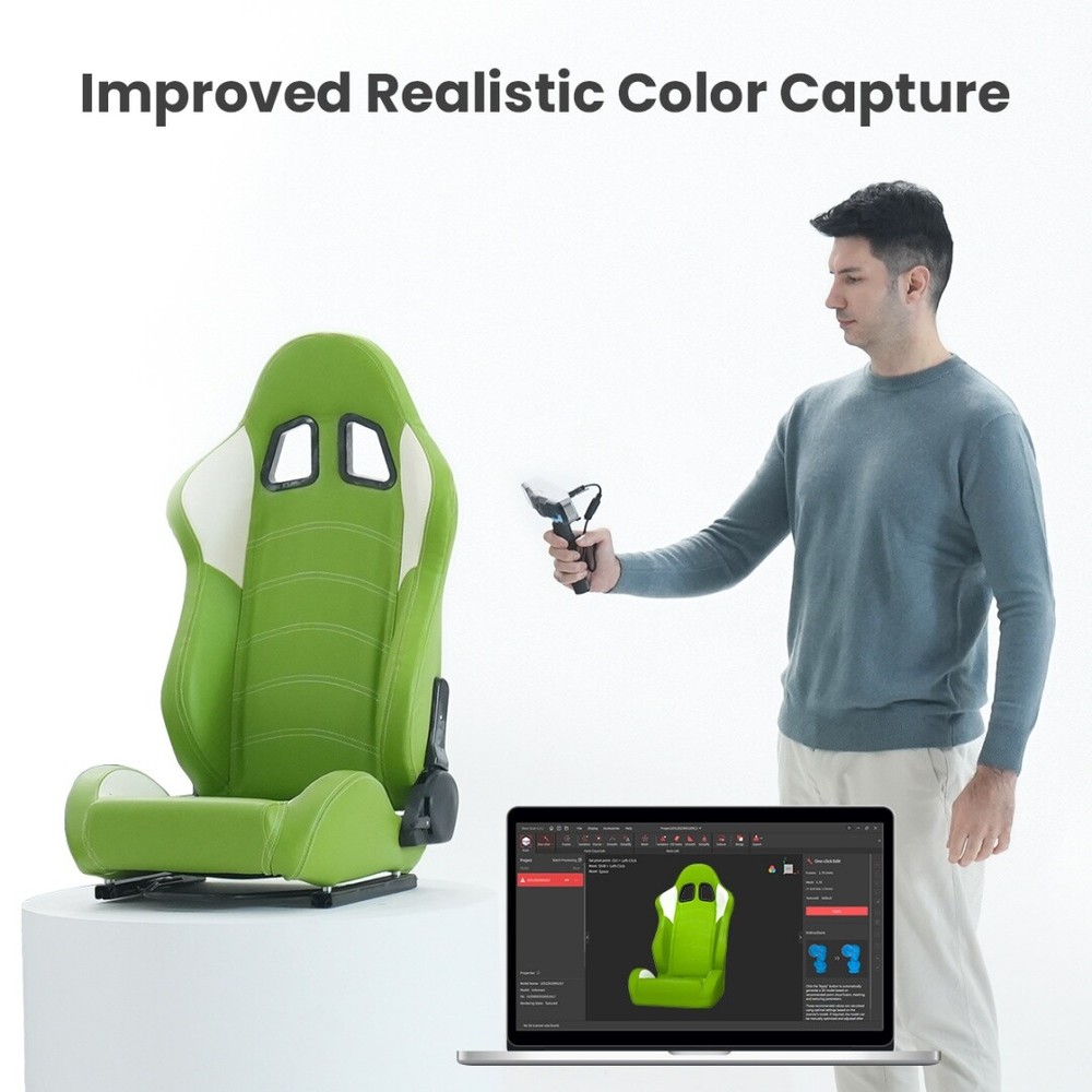 Revopoint RANGE 2 3D Scanner Handheld 0.1 mm Precision for 3D Modeling