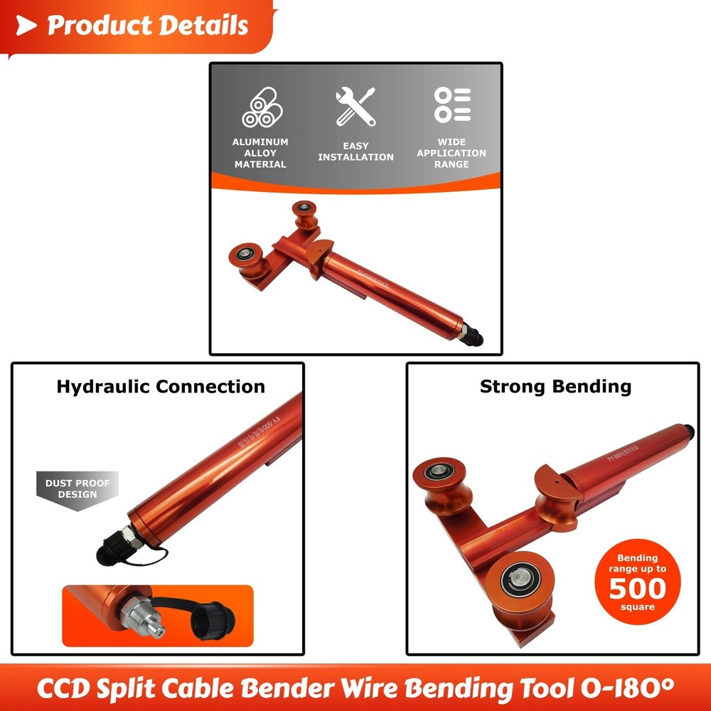 CCD Split Cable Bending Machine Cable Bender Wire Bending Tool 0-180°