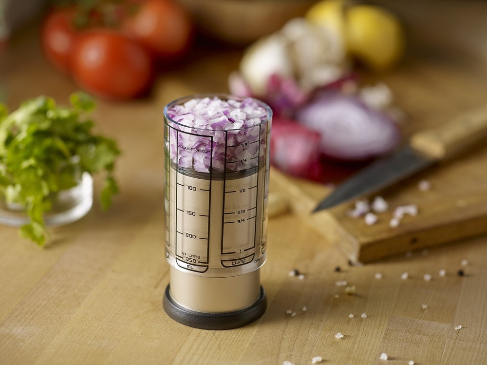 KitchenArt Pro 1 Cup Adjust-A-Cup, Satin