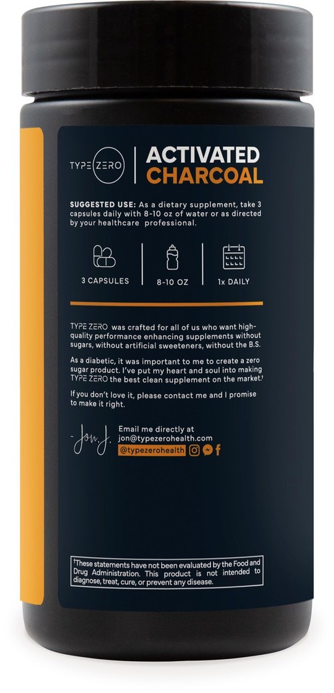 Zero Activated (180 Count) - 60 Servings, 780mg Per Serving, from Coconut She...