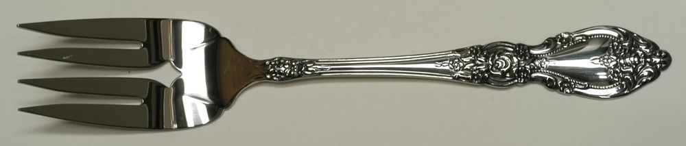 Oneida Silver Wordsworth  Cold Meat Serving Fork 503631