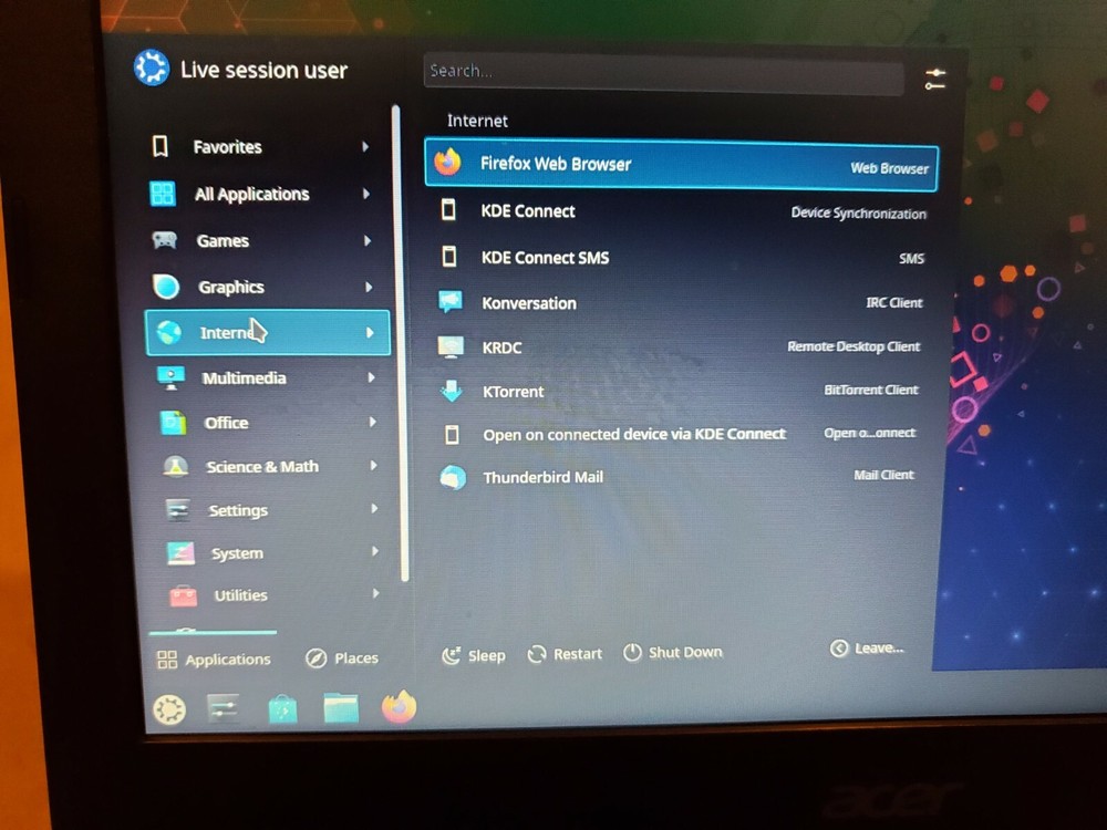 Kubuntu 21.04 x64 Bootable Linux on 4G USB Stick!