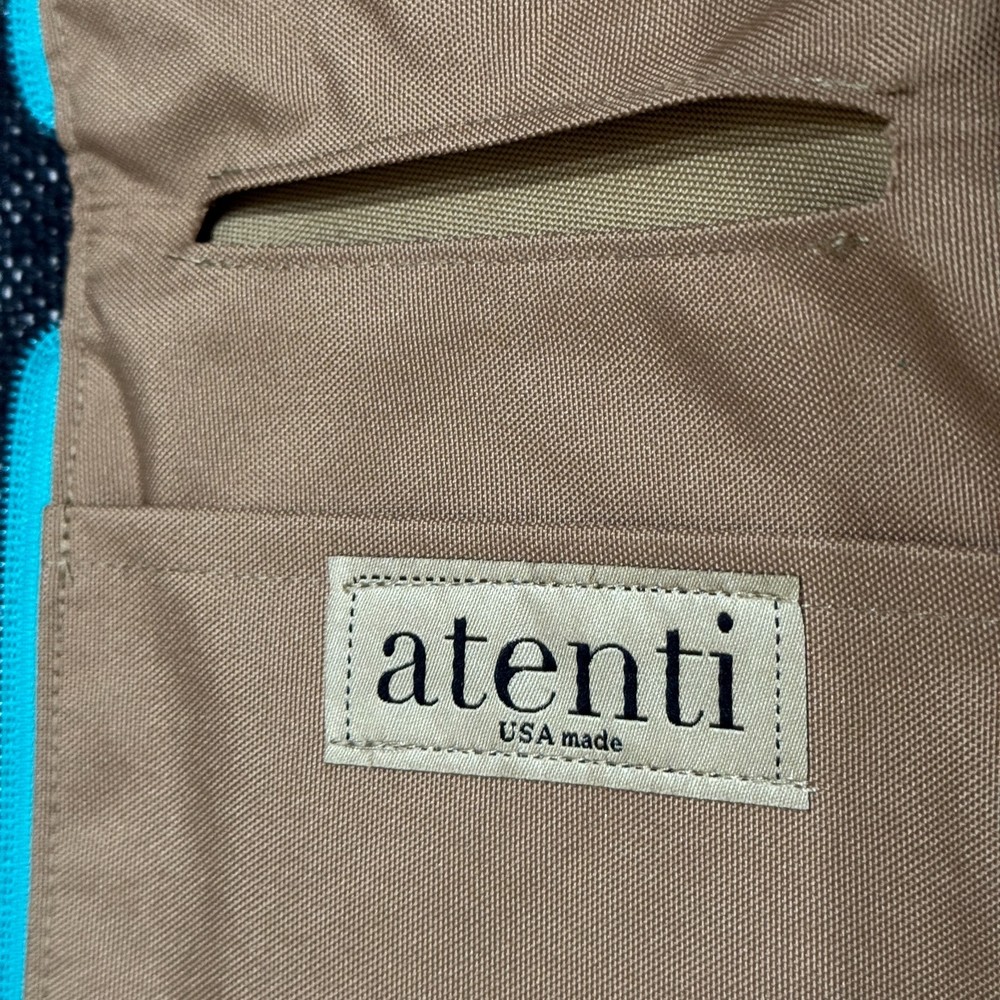 Atenti Circular Needle Case with Insert, Rambla Suzani Paisley Pattern