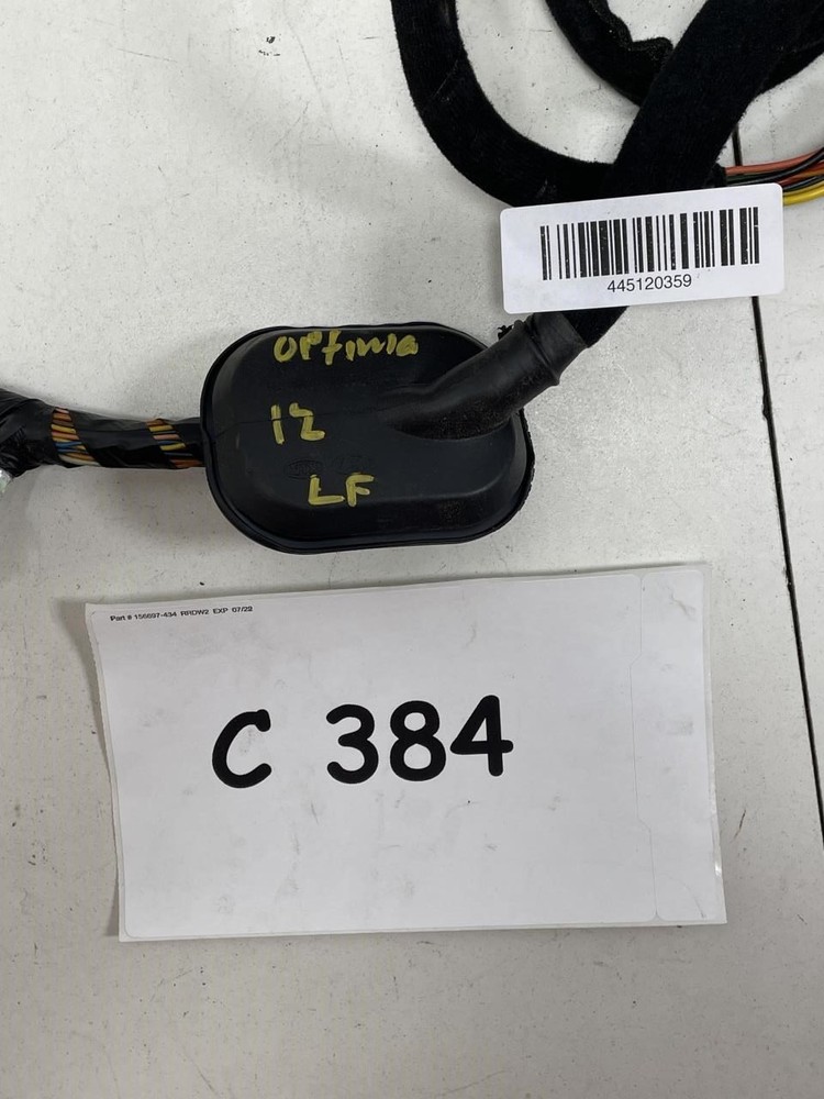 2012 KIA OPTIMA SX FRONT LEFT DRIVER SIDE DOOR WIRE HARNESS OEM+