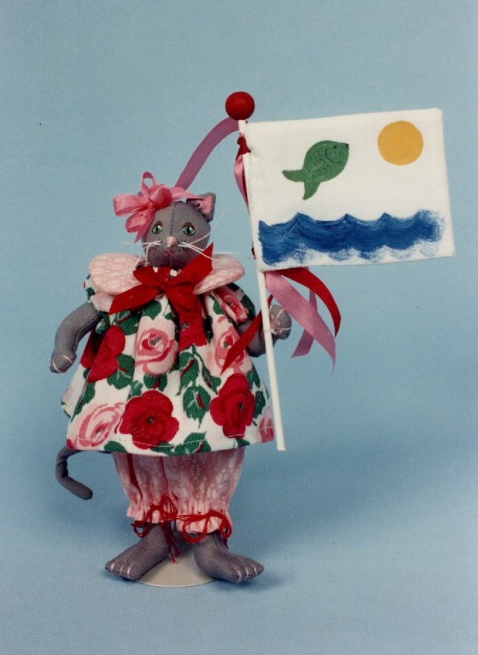 Cloth Doll Pattern "Cat Chow" by Barbara Willis