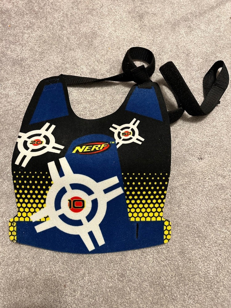 nerf stick on dart target vest