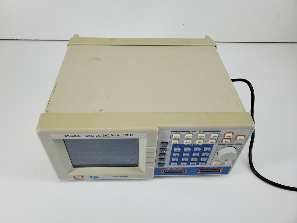 Global Specialties 3600 Logic Analyzer 32 Channel Logic Analyzer Tested Working