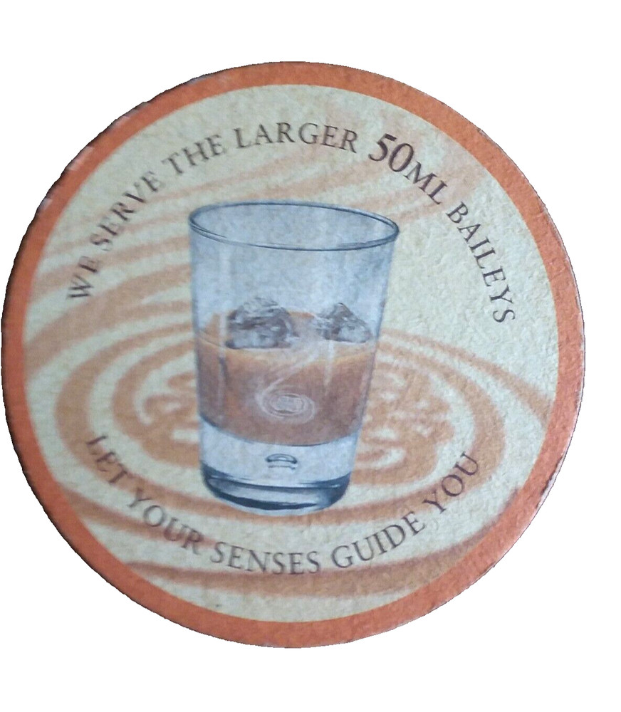 Bailey's vintage paper Coaster