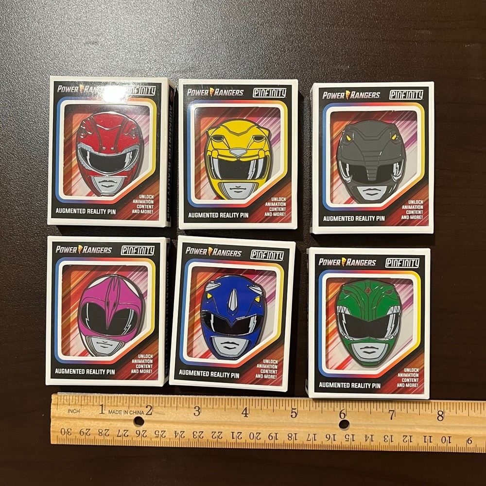 Pinfinity Power Rangers Complete Pin Set