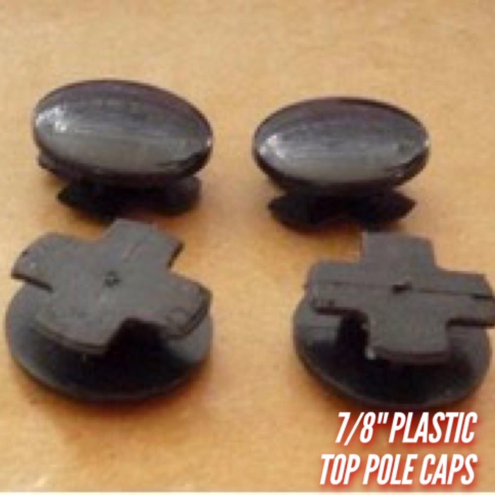 Wire Shelving Pole Caps - 4 Pack