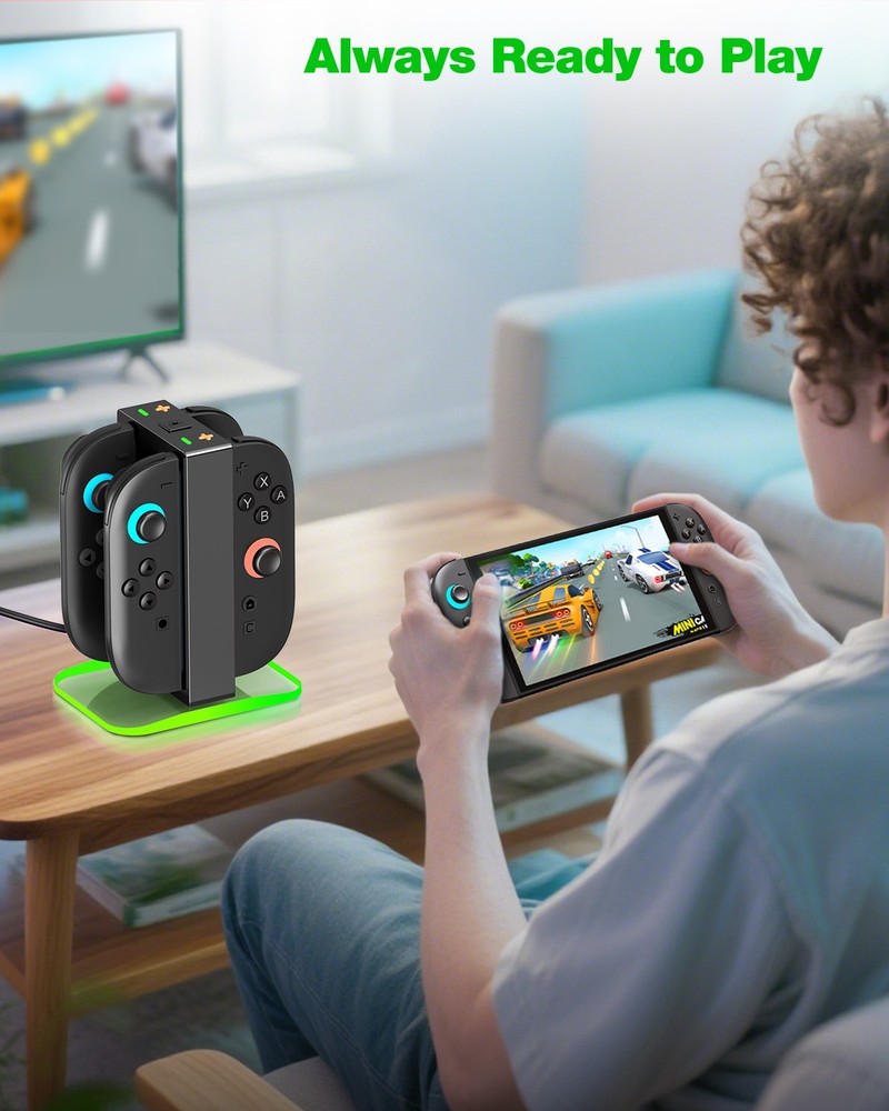 Switch 2 Charging Dock for Nintendo Switch 2 Joycons Controller Charger Station