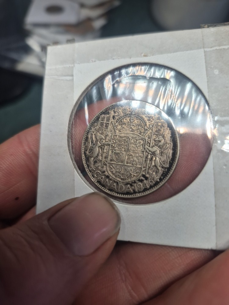 1946 Canada 50 Cents Half Dollar Silver