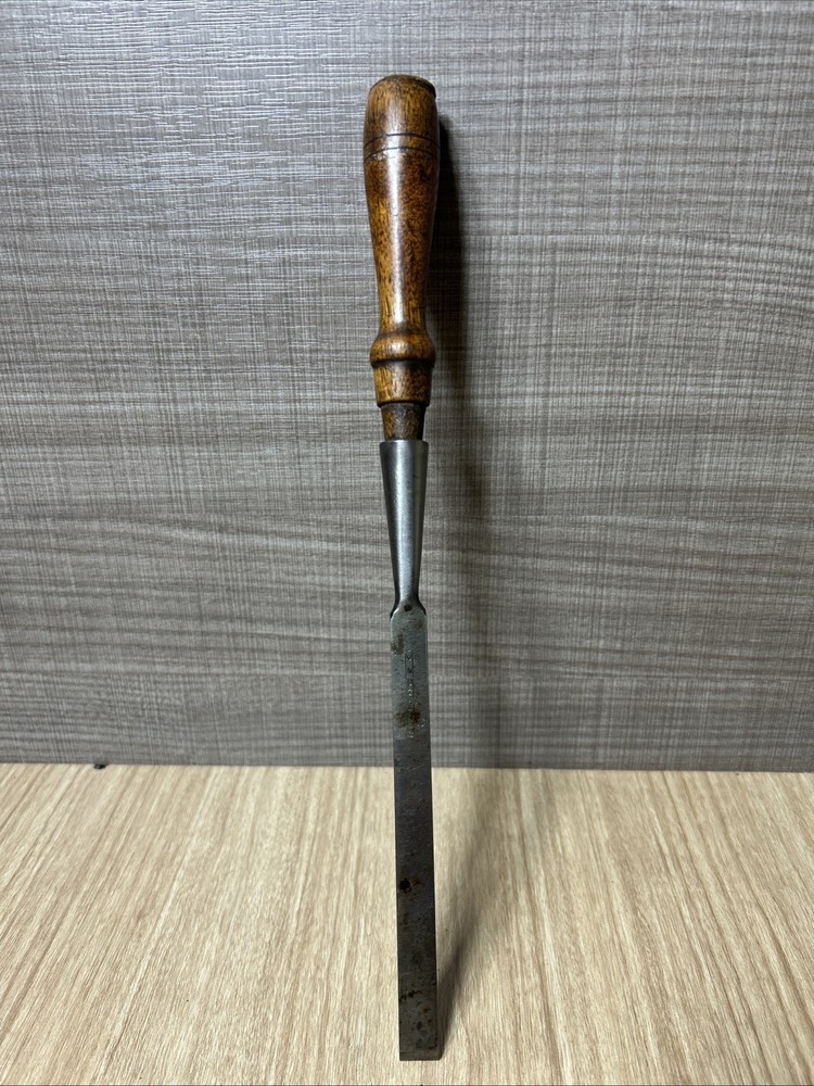 Vintage 1/2” Socket Chisel Woodworking Tool 12.5” Long