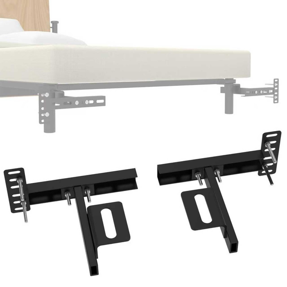 Headboard Brackets for Metal Bed Frame, Universal Adjustable Brackets for Hea...
