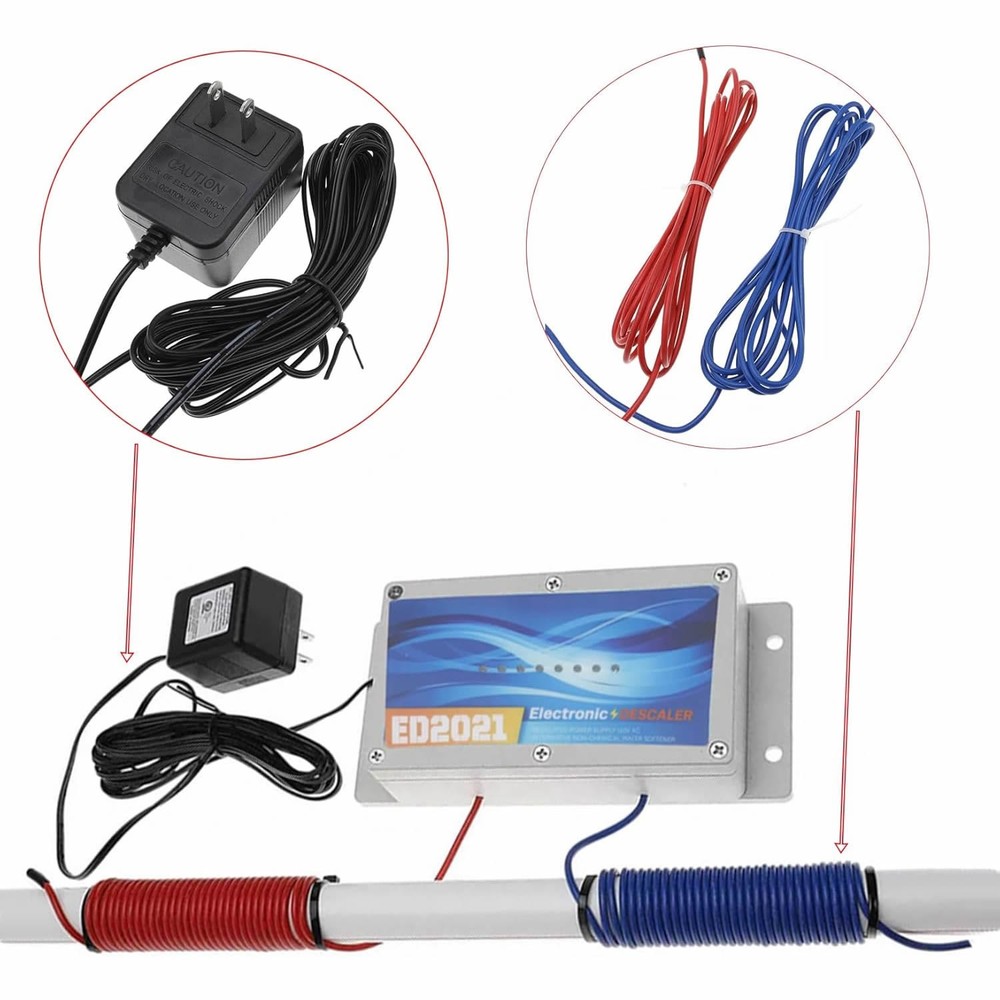 Electronic Water Descaler - Reduce Limescale & Rust