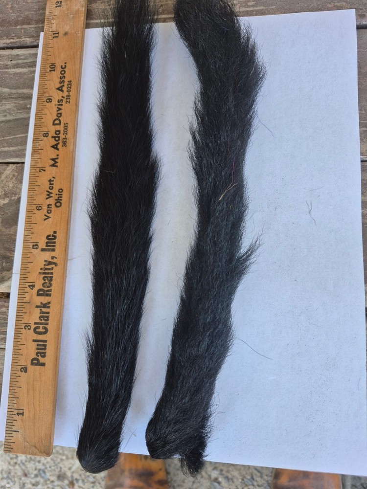 2pk Unknown Brand  calftails   Black