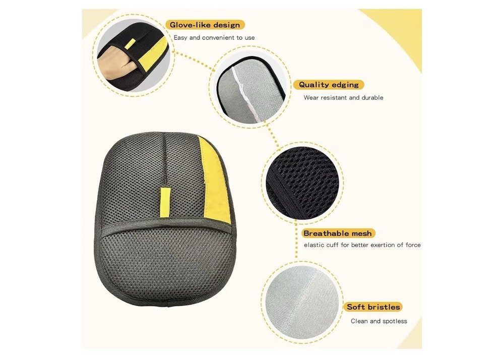 Pet Hair Remover Mits 2pc
