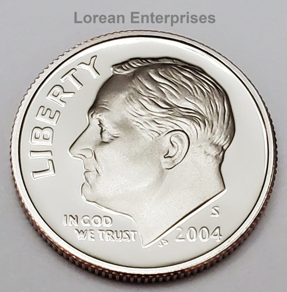 2004 S Roosevelt Dime CLAD ✼ PROOF✼