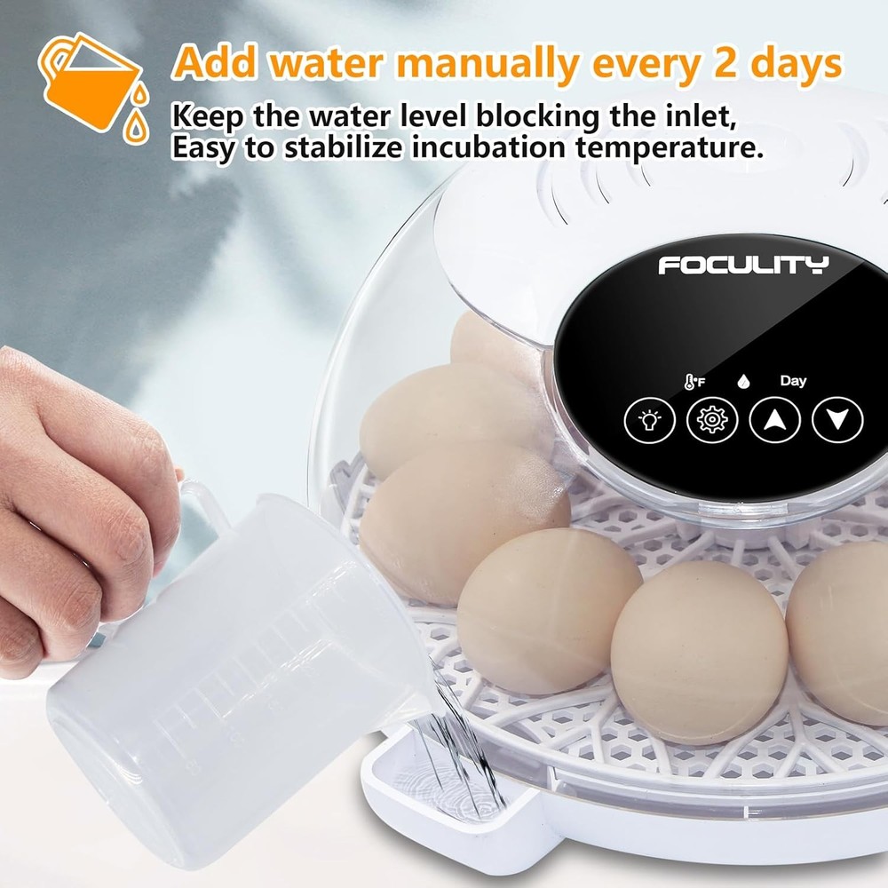 Automatic Egg Incubator Small Poultry Duck Hatcher Smart Turning Hatching Eggs