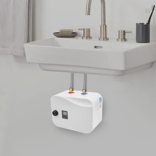 Vertical Electric Water Heater Storage Electric Water Heater 1500W 1.59 Gallon