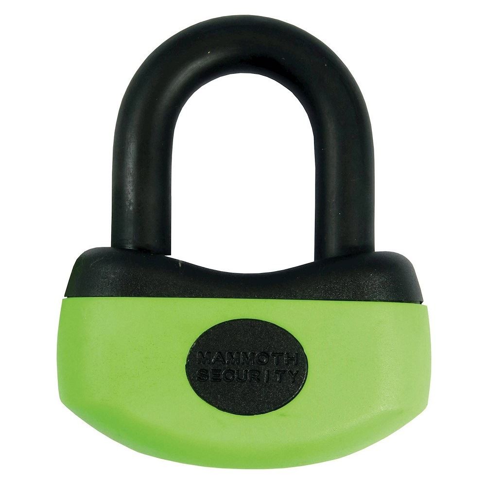 Mammoth 13 mm Thatcham Motorcycle Security Mini U-Disc Lock With Minder Cable