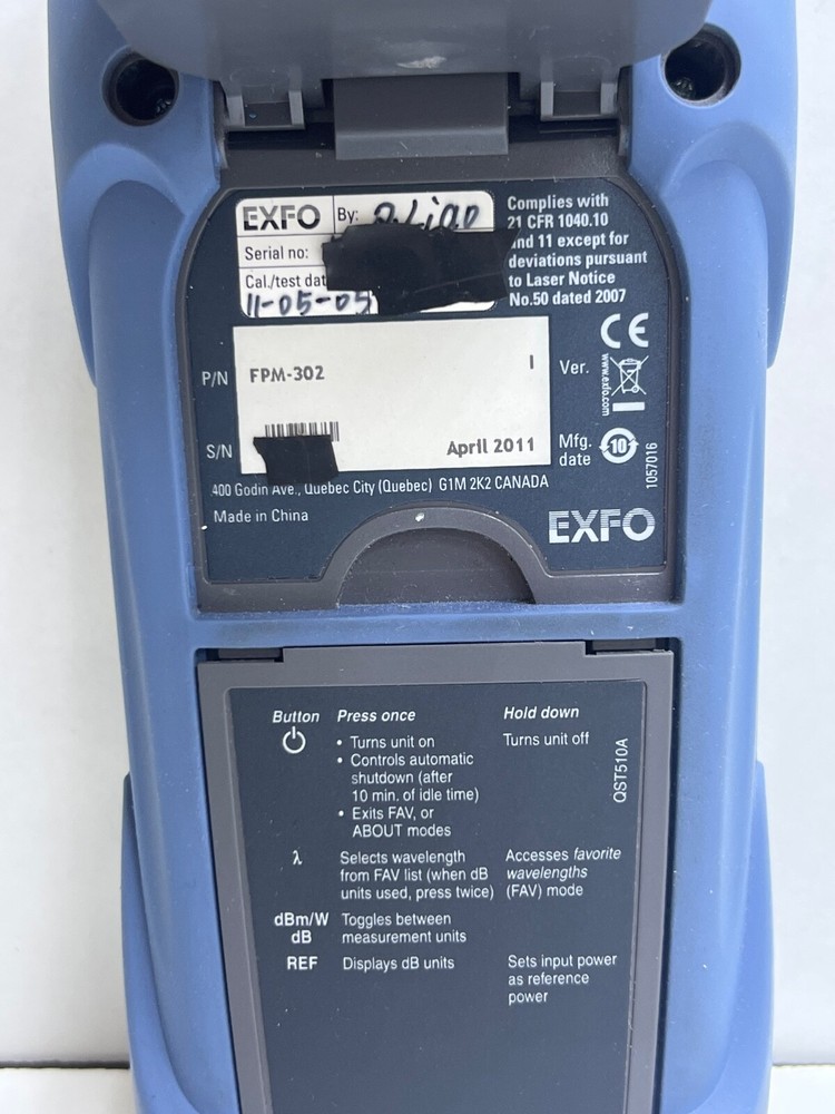 EXFO FPM-302 POWER METER