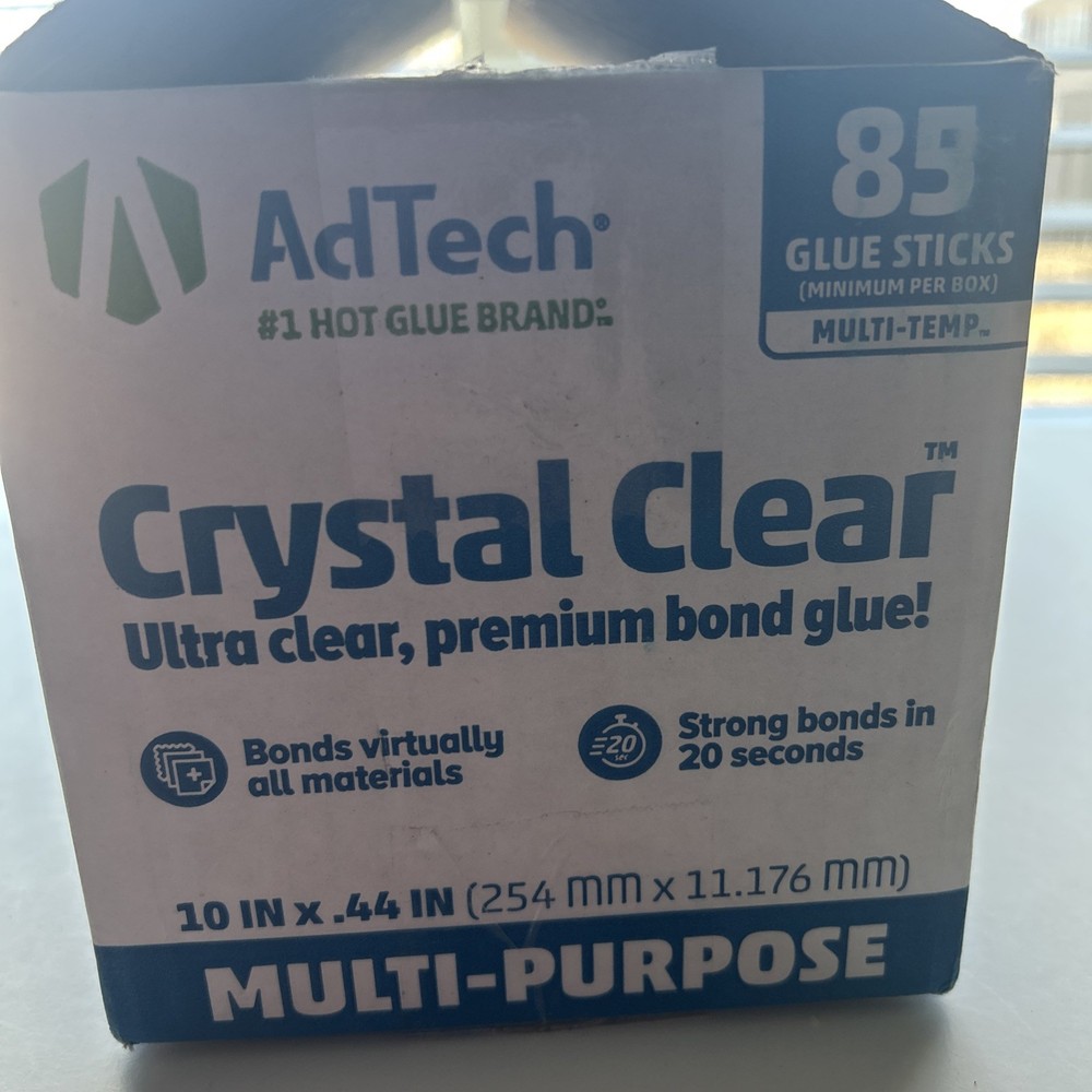AdTech Crystal Clear. Glue Gun Sticks - Multi Temp Full Size, Bulk Pack🟡1E