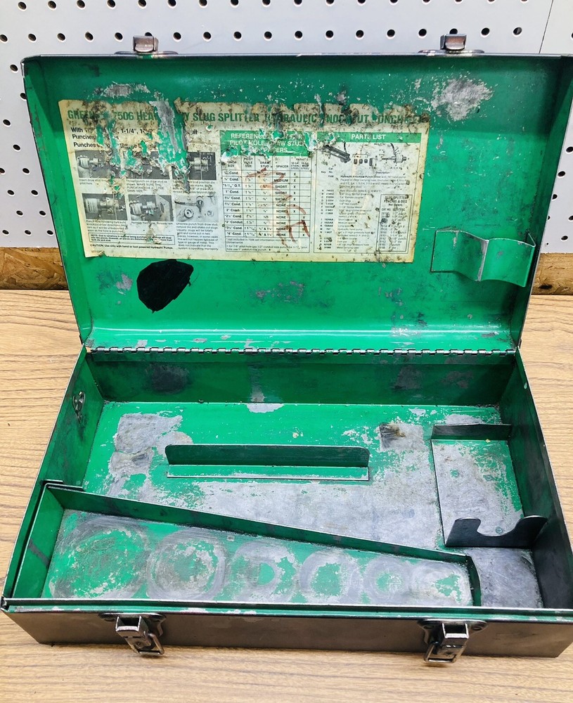 Greenlee Hydraulic Knockout Punch Set With 767 Pump