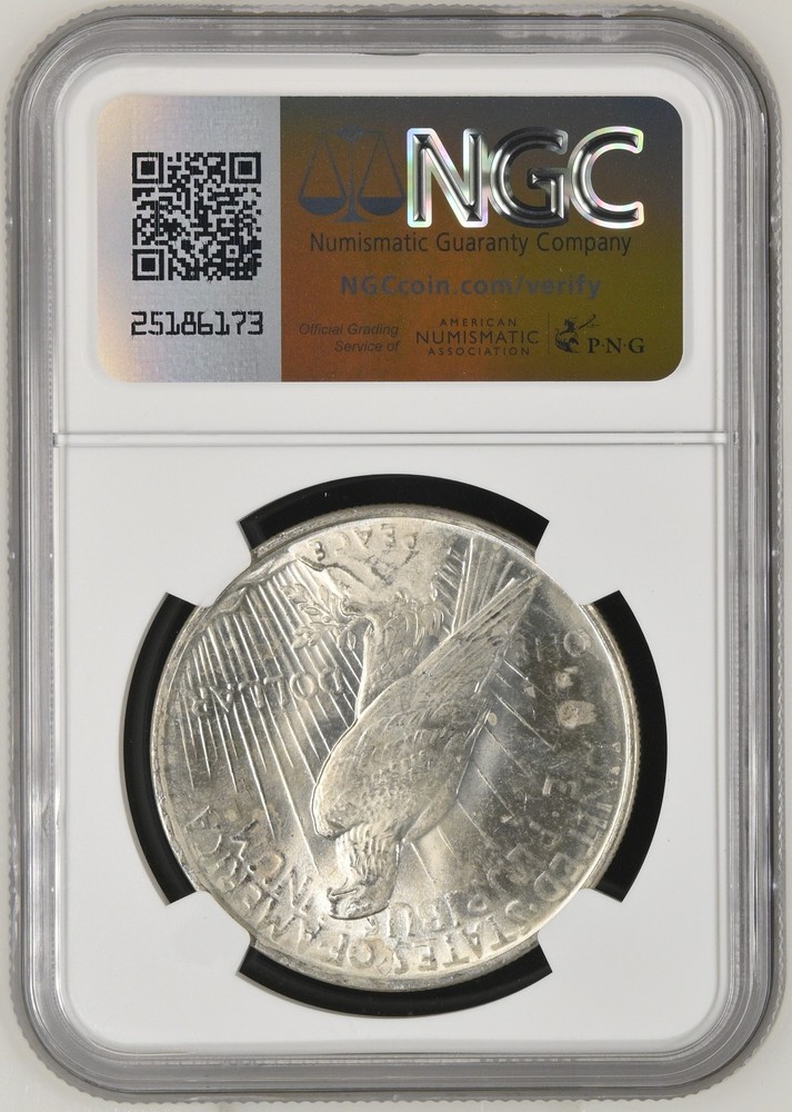 1922 Peace Silver Dollar NGC MS-64