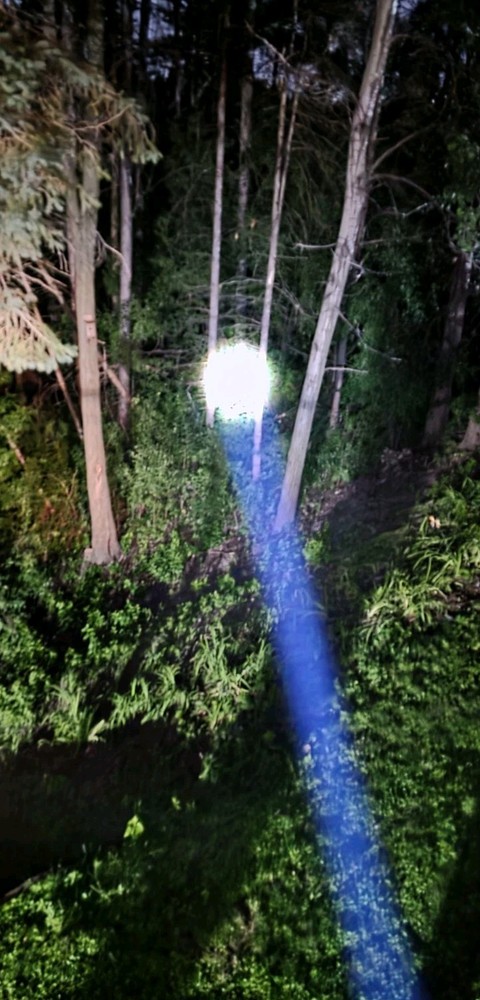 Led Flashlight With Display Light Type C USB Charging Built-in Battery