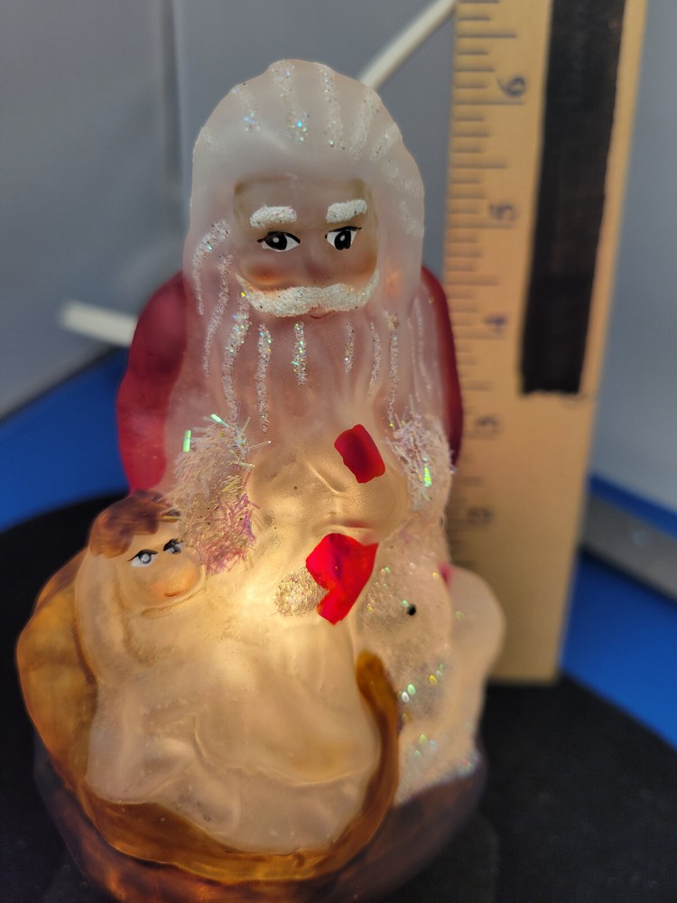 Night Light Kneeling Santa Theme 358