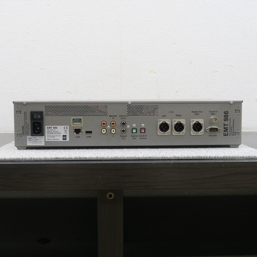 EMT 986 Late Model CD Deck Working JP