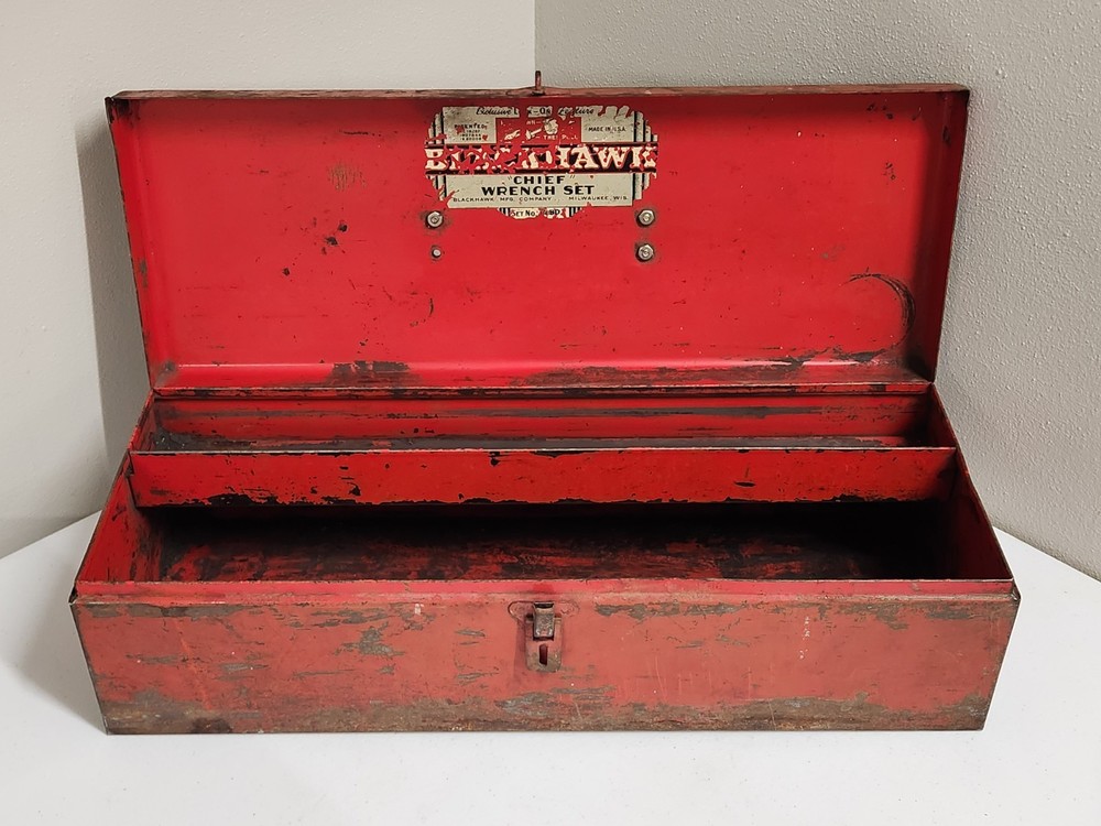 Vintage Blackhawk Toolbox "Chief Wrench Set"