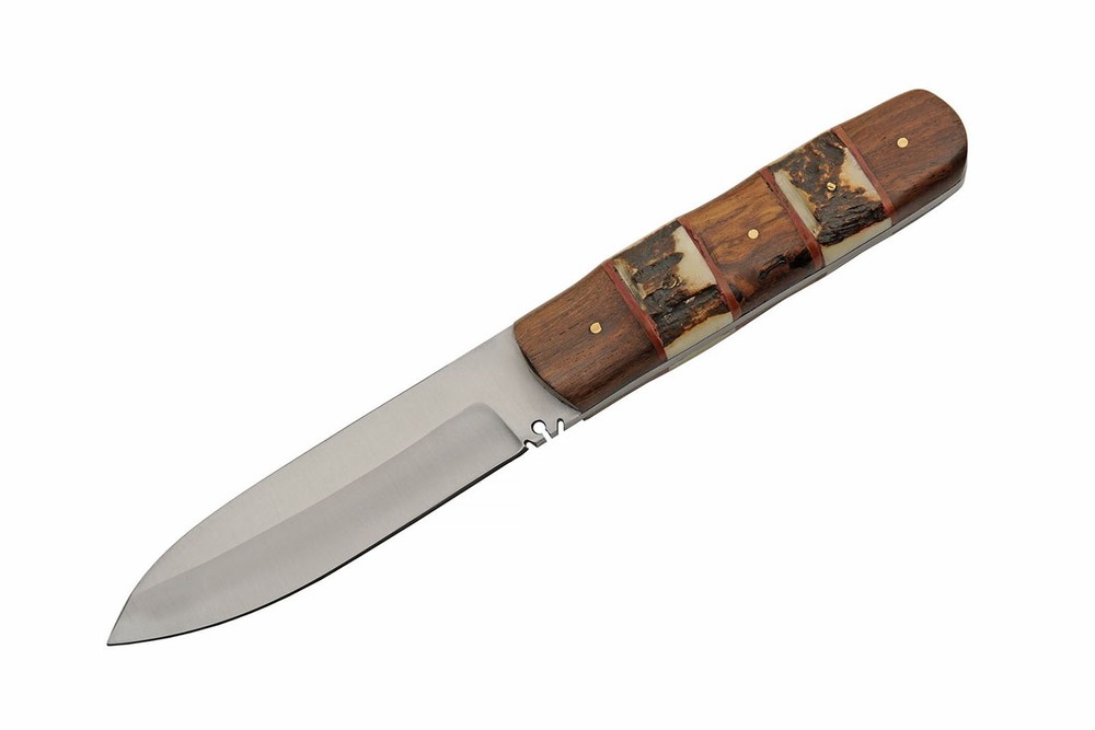 Hunting Knife | Rite Edge Fixed-Blade Muzzleloader Rifleman Patch Knife + Sheath