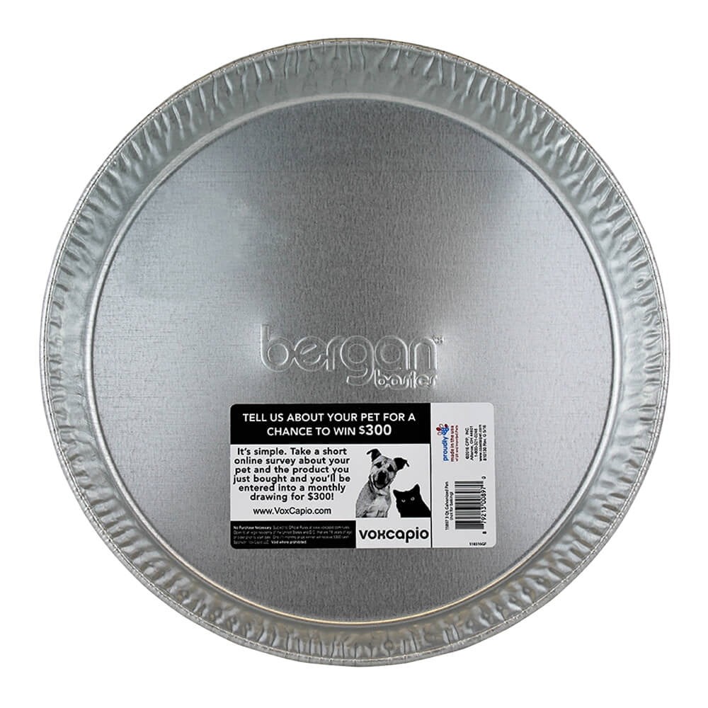 (2 pack) 3-Quart Galvanized Pet Feeder