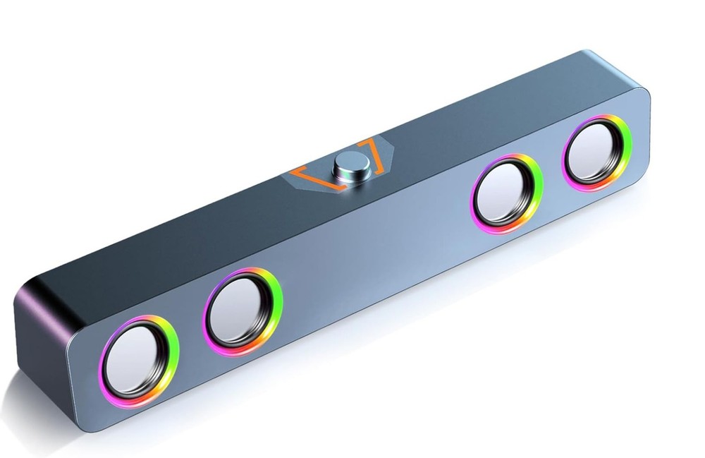 Computer Speaker - RGB - Lighting & Volume Control - USB Power Plug & Play