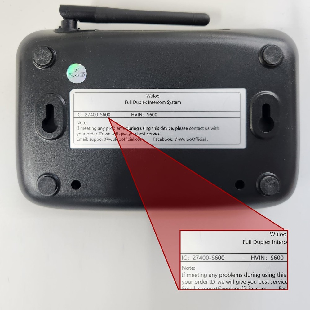 4units 10-Channel Call All Wuloo Two-way Wireless Intercoms Communication System