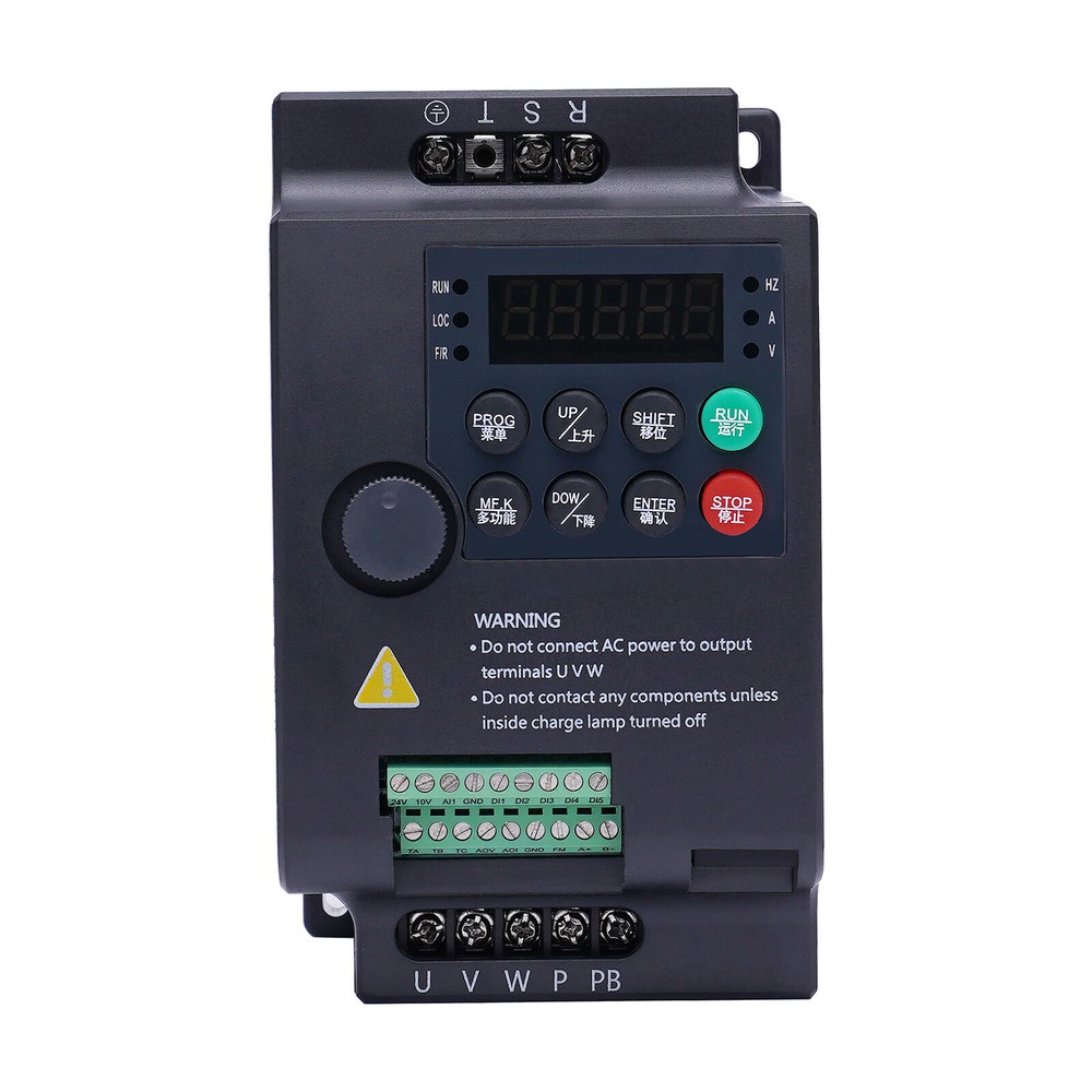 2 HP 3 Phase Motor Variable Frequency Drive VFD Speed Controller 220VAC 1.5KW 7A